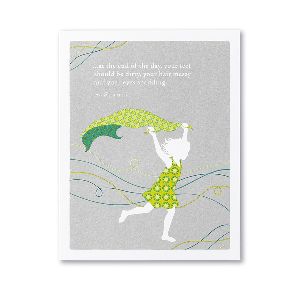 Positively Green, Greeting Card - Birthday, Gifts, At The End Of The Day, 155797